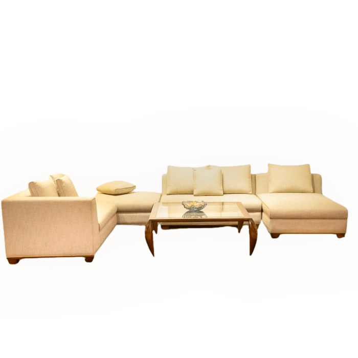 SOFA SET 102.O7 (L SHAPED) (FOUR PIECES)